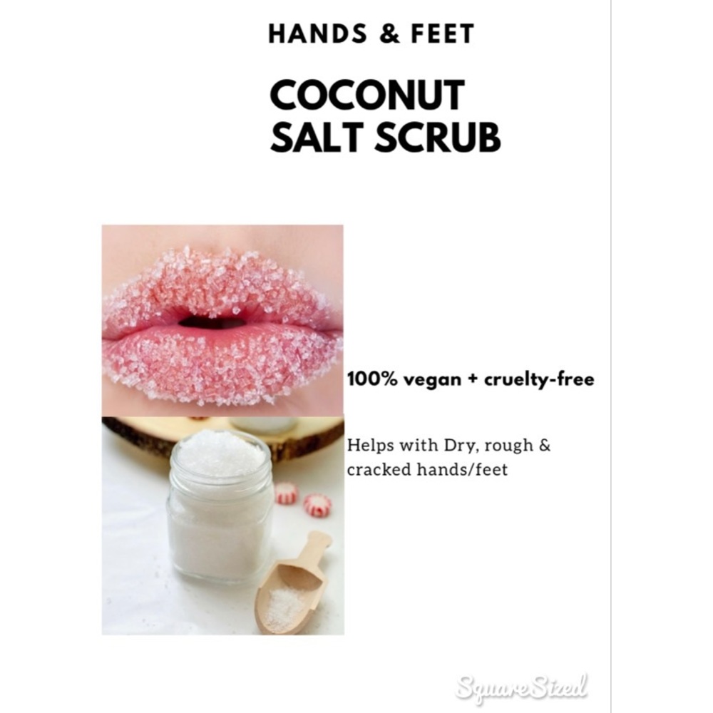 All Body Coconut Salt Scrub 🥥